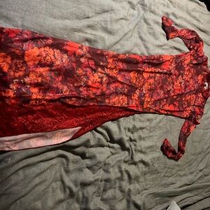 Free people maxi mesh dress